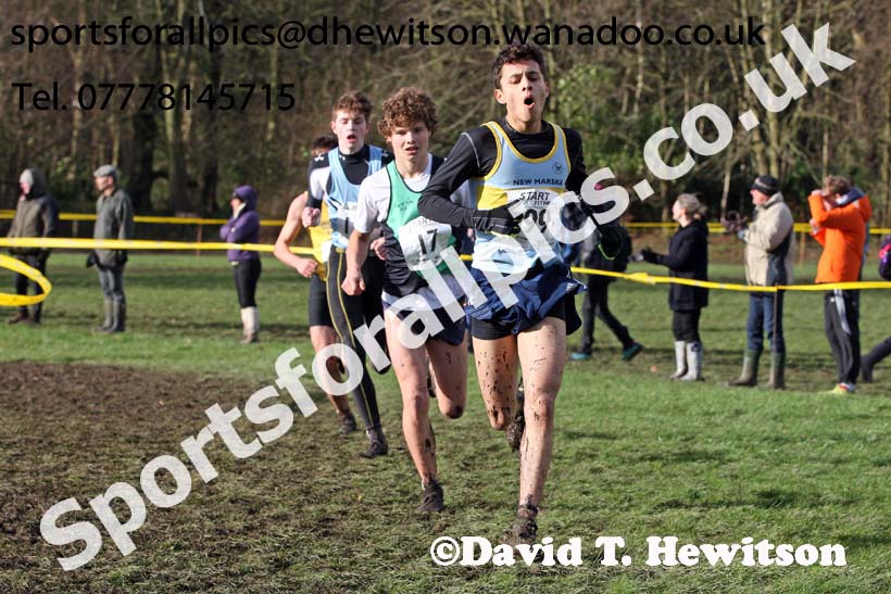 Mens under-17 Northern Cross Country Champs., Witton Park, Blackburn. Photo: David T. Hewitson/Sports for All Pics